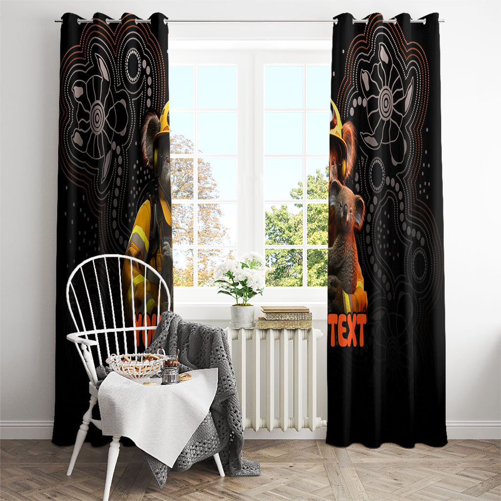 Personalised Paws For Australia Window Curtain Bushfire Wildlife Support Indigenous Aboriginal