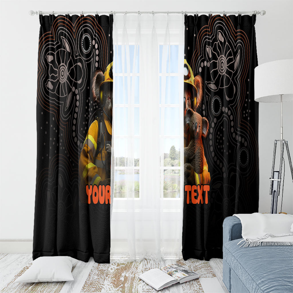 Personalised Paws For Australia Window Curtain Bushfire Wildlife Support Indigenous Aboriginal
