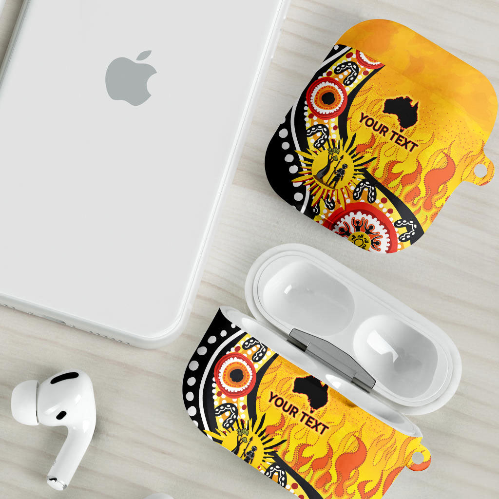 Australia Bushfire Aboriginal Personalised AirPods Case Bush Fire Dreaming