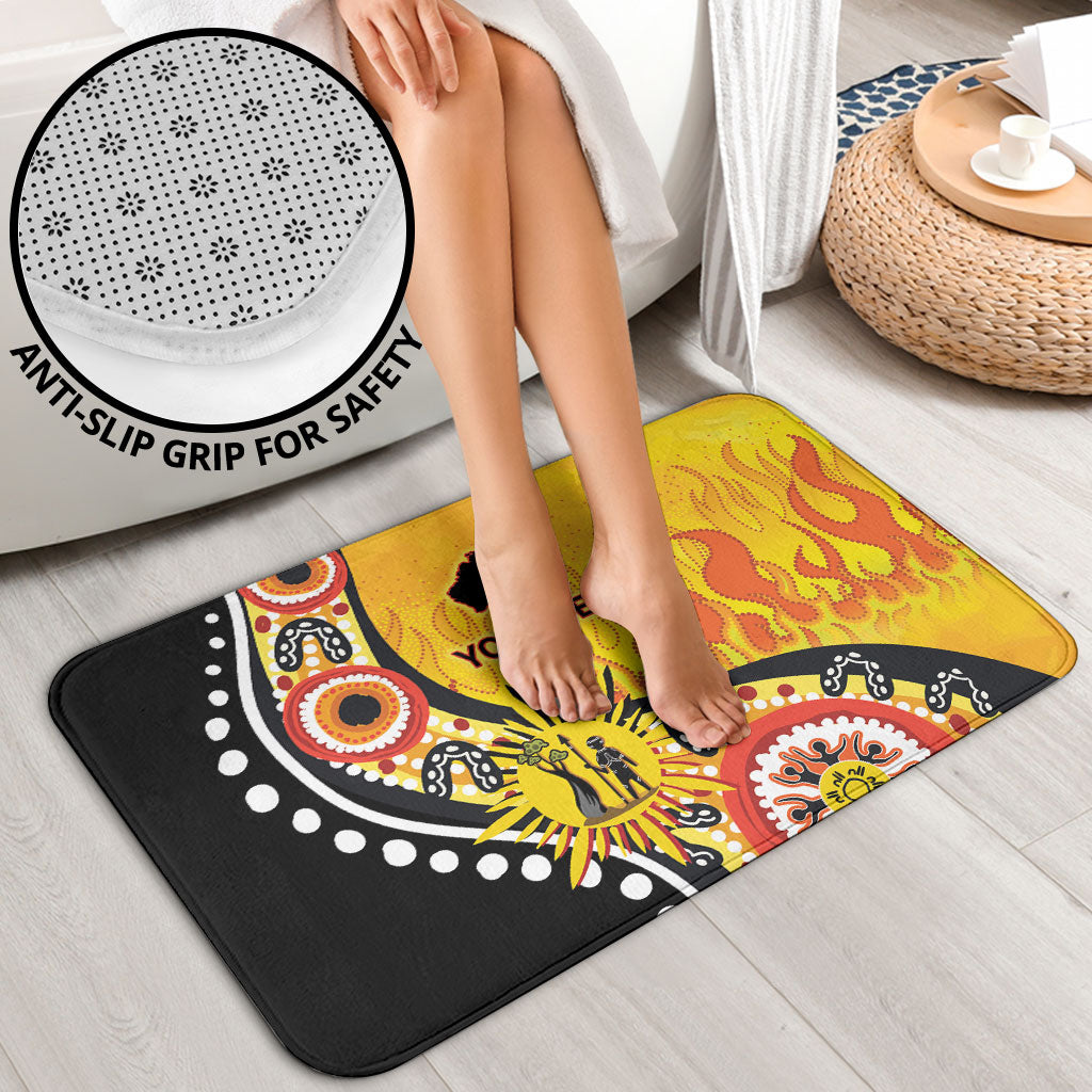 Australia Bushfire Aboriginal Personalised Bathroom Set Bush Fire Dreaming