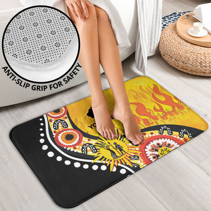 Australia Bushfire Aboriginal Personalised Bathroom Set Bush Fire Dreaming