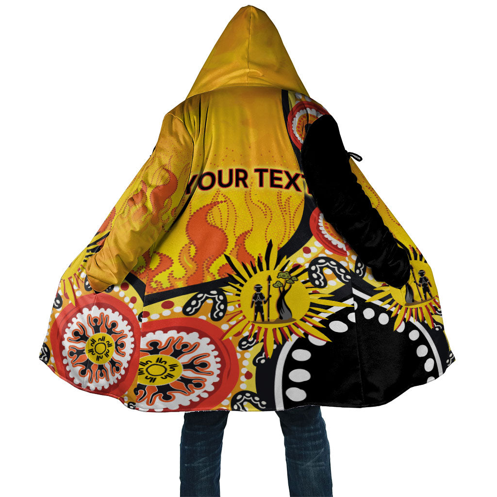 Australia Bushfire Aboriginal Personalised Cloak Bush Fire Dreaming