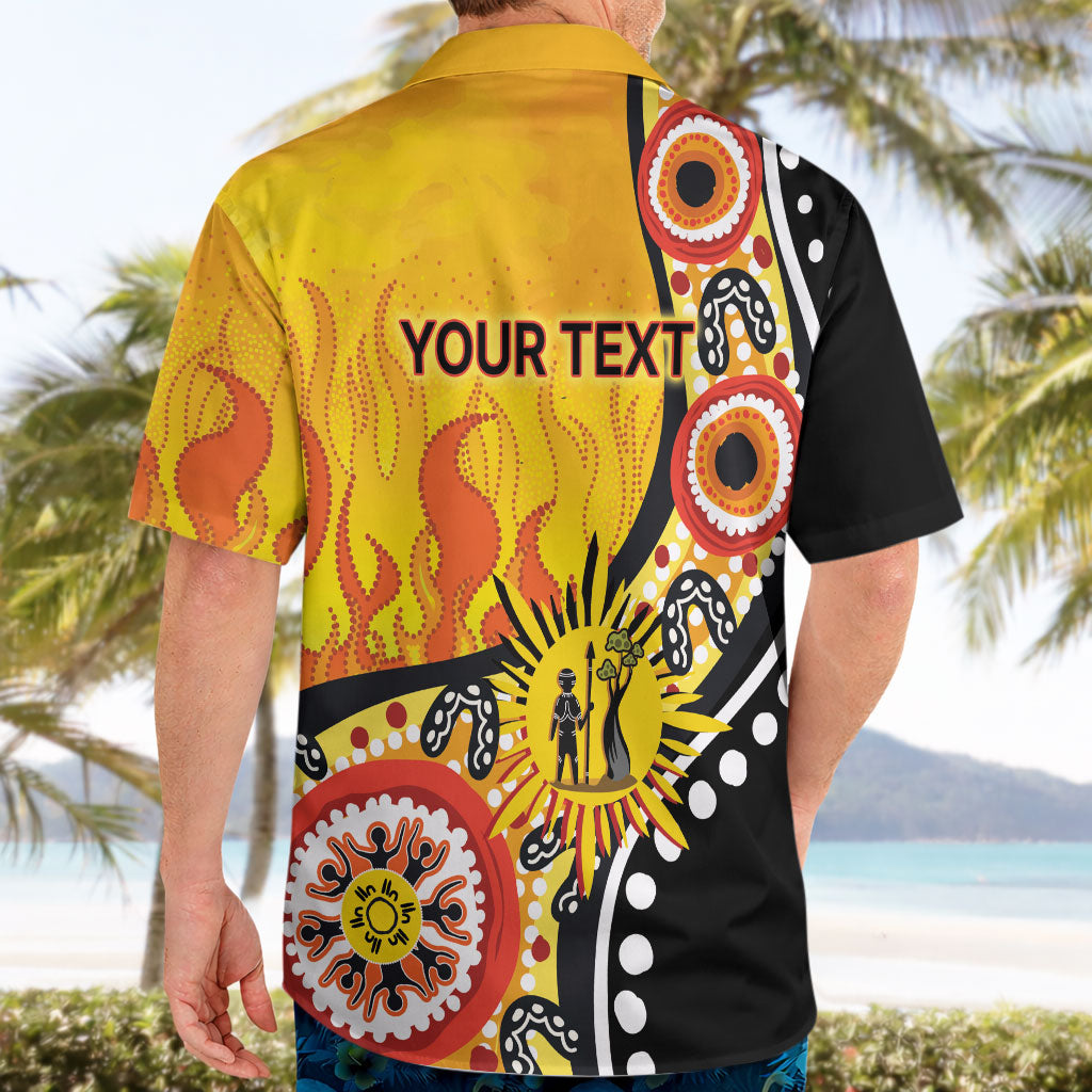 Australia Bushfire Aboriginal Personalised Hawaiian Shirt Bush Fire Dreaming