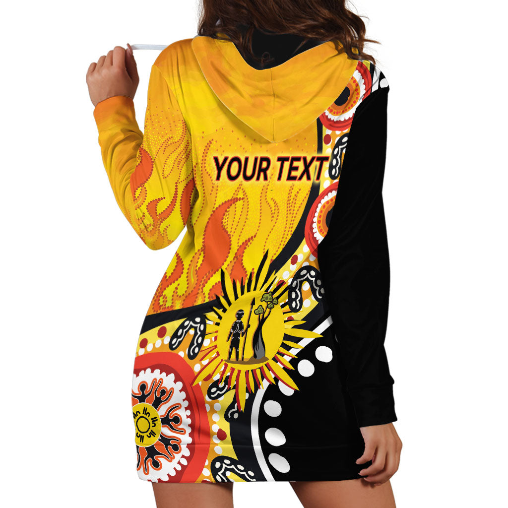 Australia Bushfire Aboriginal Personalised Hoodie Dress Bush Fire Dreaming
