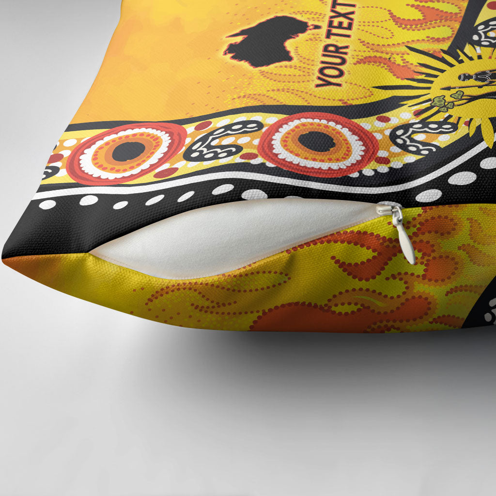 Australia Bushfire Aboriginal Personalised Pillow Cover Bush Fire Dreaming
