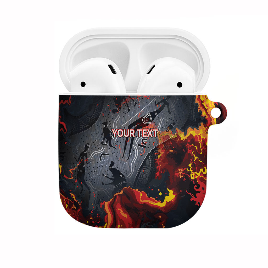 Australia Bushfire Aboriginal Personalised AirPods Case Fire Dreaming Healing Country