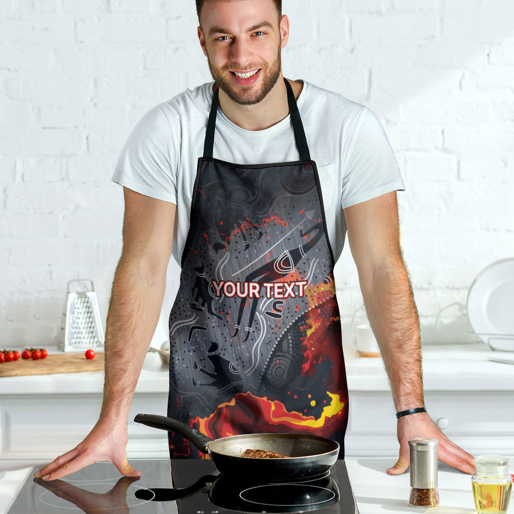 Australia Bushfire Aboriginal Personalised Apron Fire Dreaming Healing Country