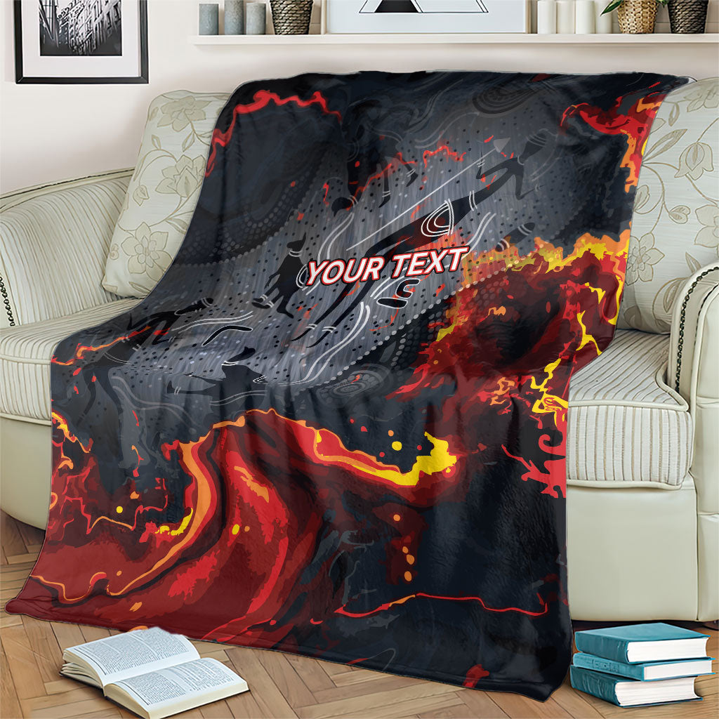 Australia Bushfire Aboriginal Personalised Blanket Fire Dreaming Healing Country