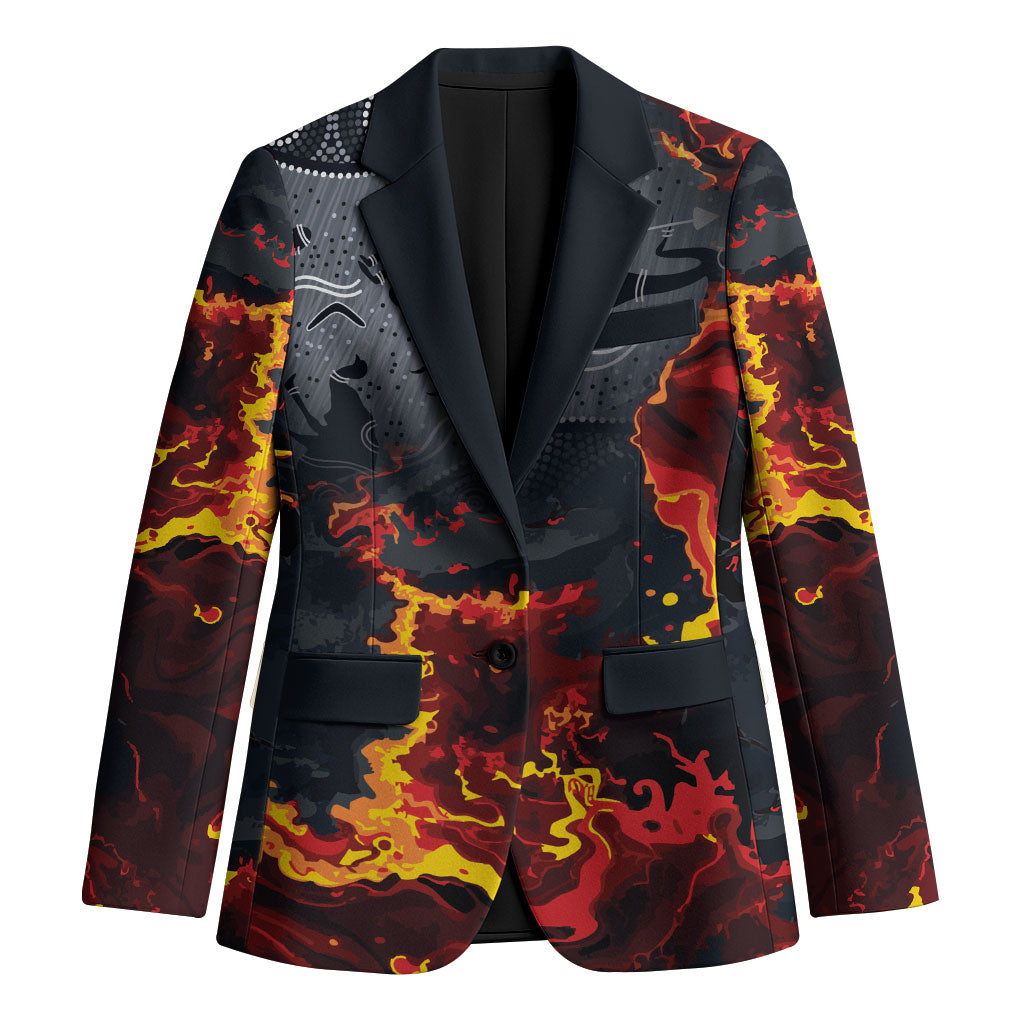 Australia Bushfire Aboriginal Personalised Blazer Fire Dreaming Healing Country