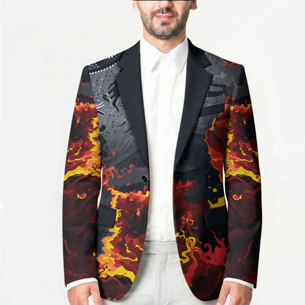 Australia Bushfire Aboriginal Personalised Blazer Fire Dreaming Healing Country