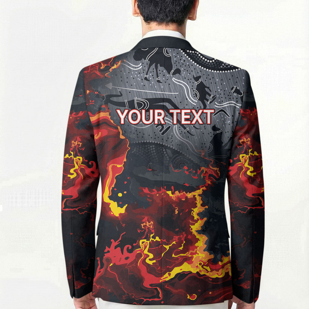 Australia Bushfire Aboriginal Personalised Blazer Fire Dreaming Healing Country