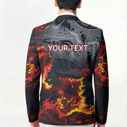 Australia Bushfire Aboriginal Personalised Blazer Fire Dreaming Healing Country