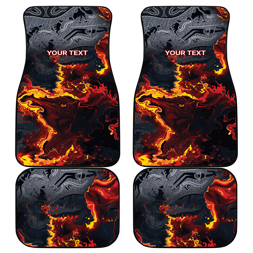 Australia Bushfire Aboriginal Personalised Car Mats Fire Dreaming Healing Country
