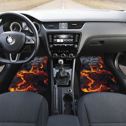 Australia Bushfire Aboriginal Personalised Car Mats Fire Dreaming Healing Country