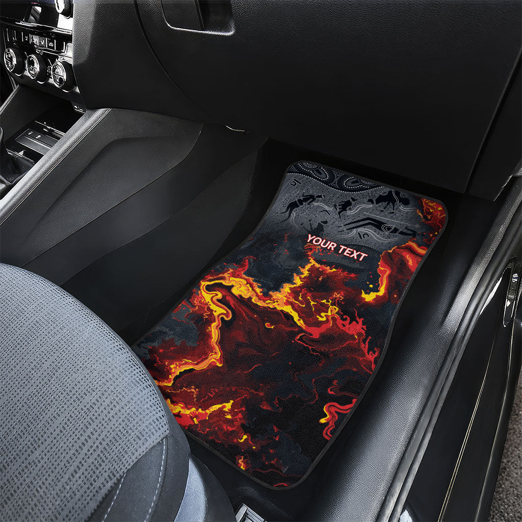 Australia Bushfire Aboriginal Personalised Car Mats Fire Dreaming Healing Country