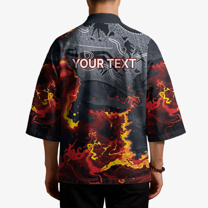 Australia Bushfire Aboriginal Personalised Kimono Fire Dreaming Healing Country