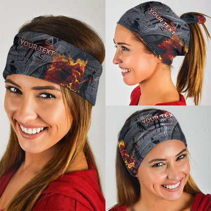 Australia Bushfire Aboriginal Personalised Neck Gaiter Fire Dreaming Healing Country