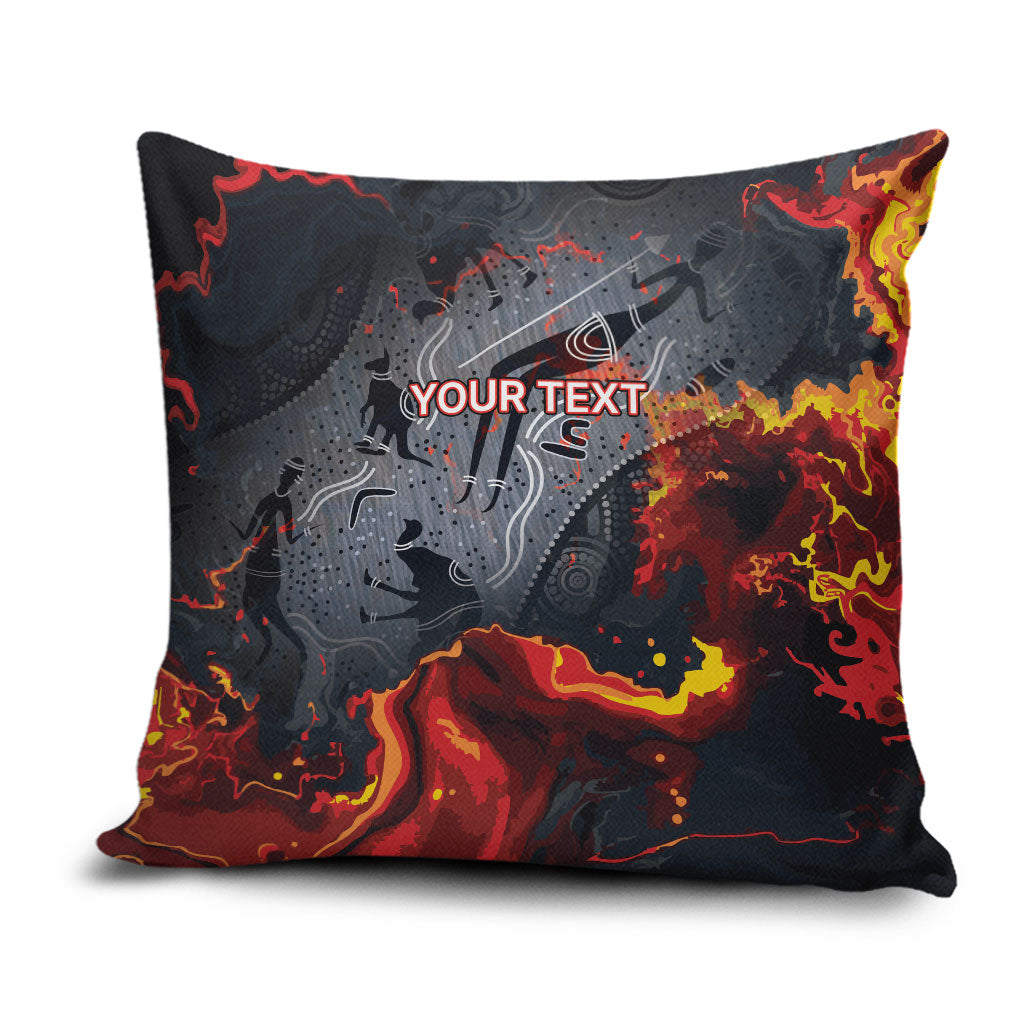 Australia Bushfire Aboriginal Personalised Pillow Cover Fire Dreaming Healing Country