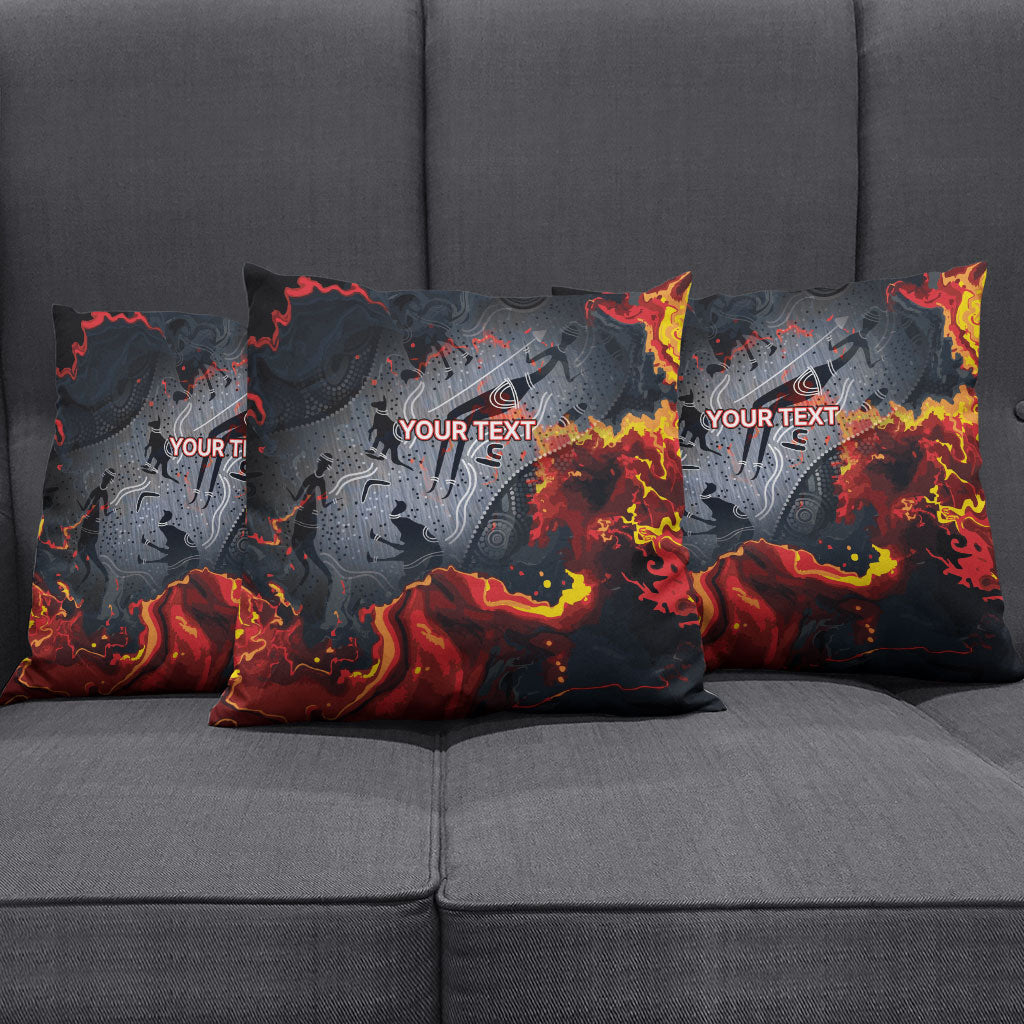 Australia Bushfire Aboriginal Personalised Pillow Cover Fire Dreaming Healing Country