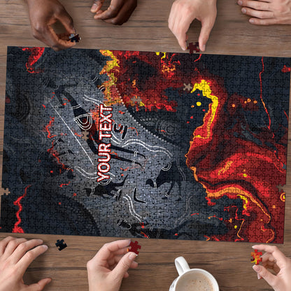 Australia Bushfire Aboriginal Personalised Puzzle Fire Dreaming Healing Country