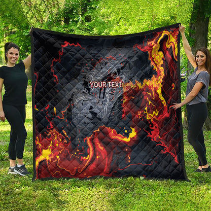 Australia Bushfire Aboriginal Personalised Quilt Fire Dreaming Healing Country