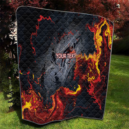 Australia Bushfire Aboriginal Personalised Quilt Fire Dreaming Healing Country