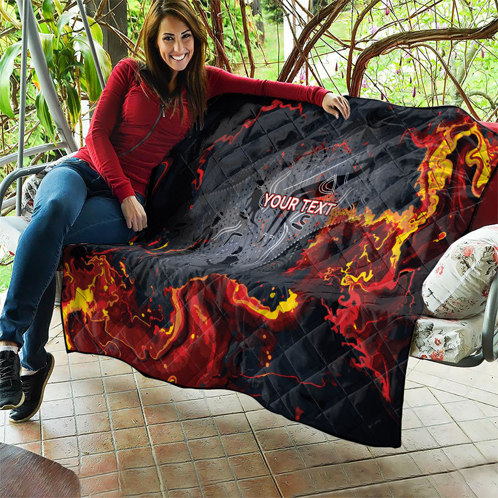 Australia Bushfire Aboriginal Personalised Quilt Fire Dreaming Healing Country