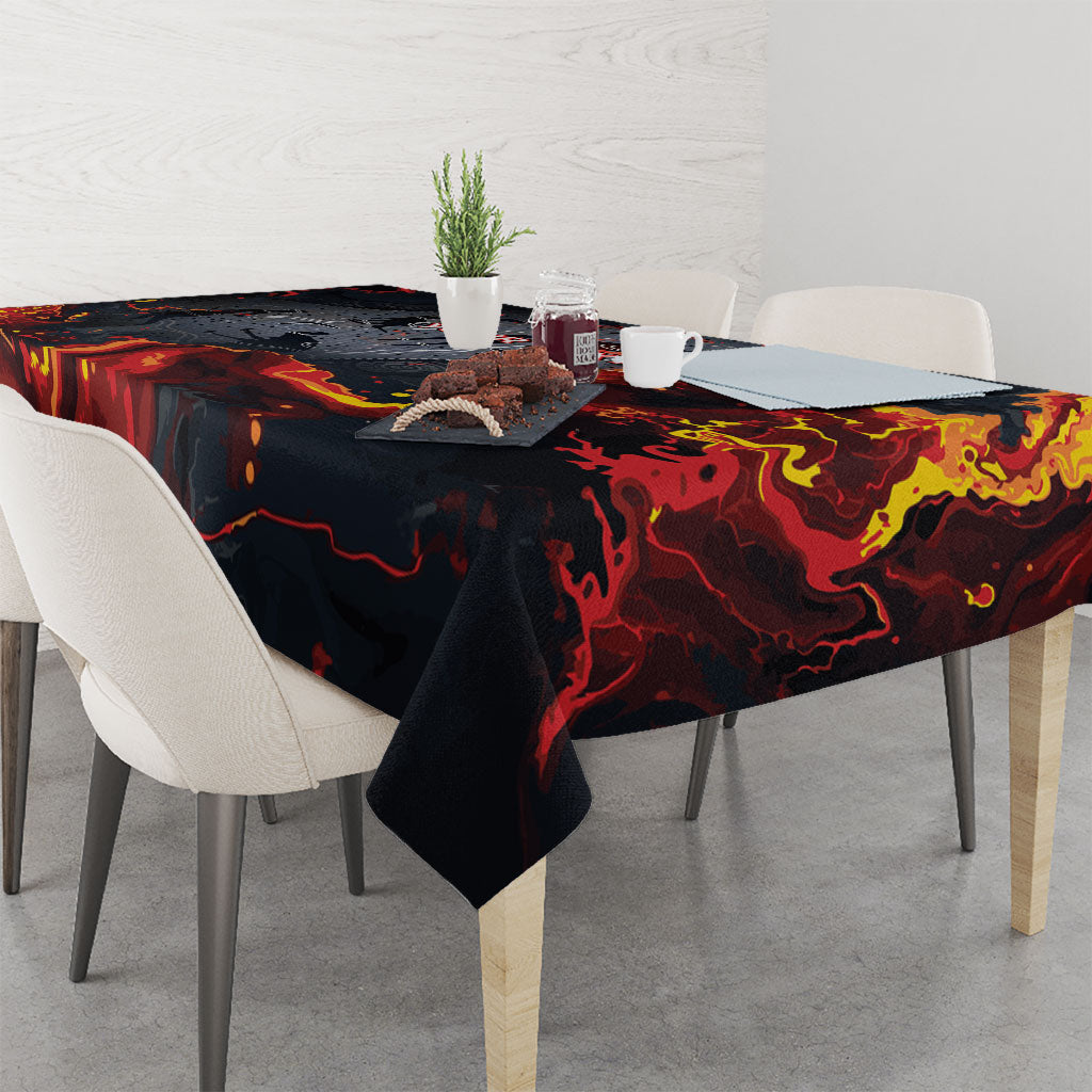 Australia Bushfire Aboriginal Personalised Tablecloth Fire Dreaming Healing Country