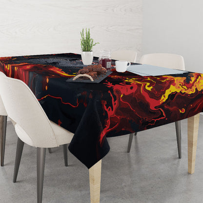 Australia Bushfire Aboriginal Personalised Tablecloth Fire Dreaming Healing Country