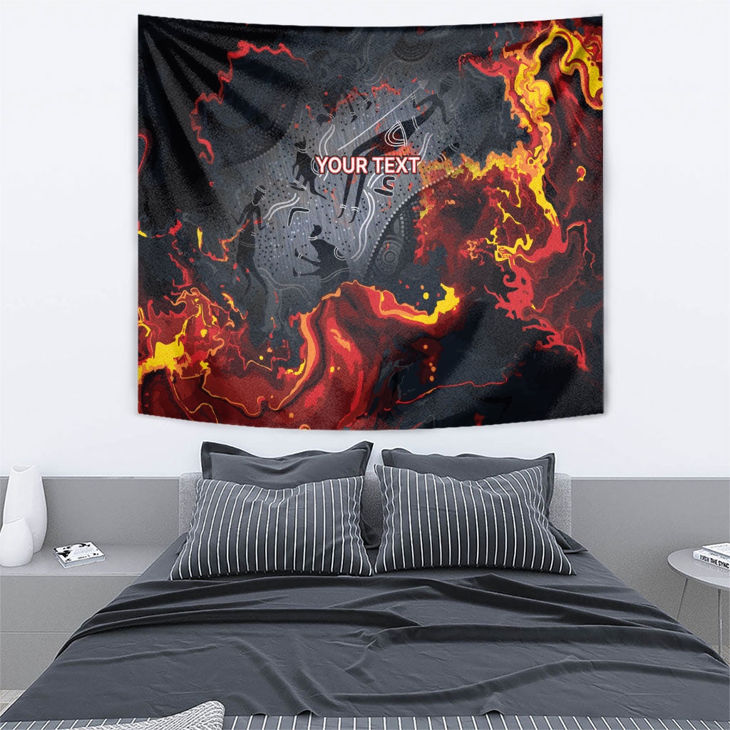 Australia Bushfire Aboriginal Personalised Tapestry Fire Dreaming Healing Country