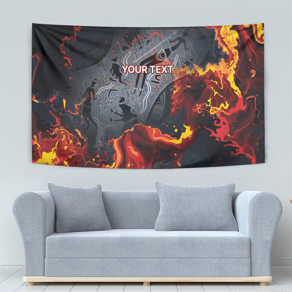 Australia Bushfire Aboriginal Personalised Tapestry Fire Dreaming Healing Country
