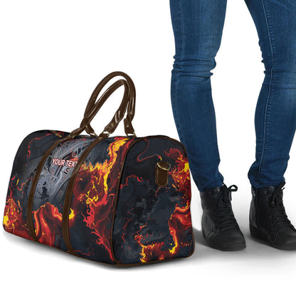 Australia Bushfire Aboriginal Personalised Travel Bag Fire Dreaming Healing Country