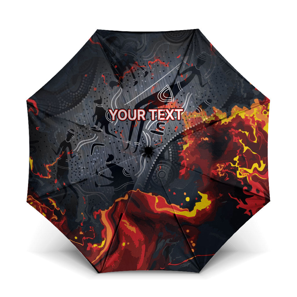 Australia Bushfire Aboriginal Personalised Umbrella Fire Dreaming Healing Country