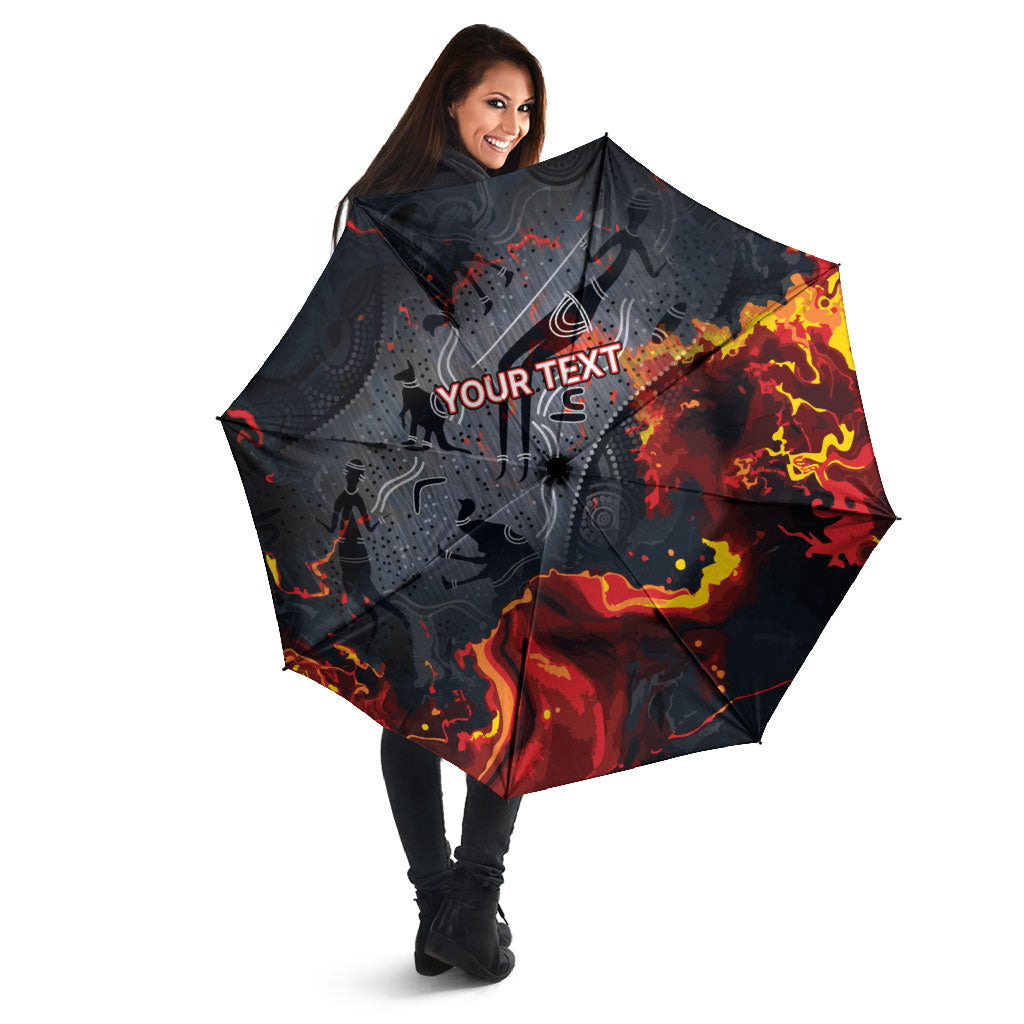 Australia Bushfire Aboriginal Personalised Umbrella Fire Dreaming Healing Country