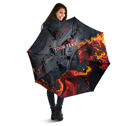 Australia Bushfire Aboriginal Personalised Umbrella Fire Dreaming Healing Country