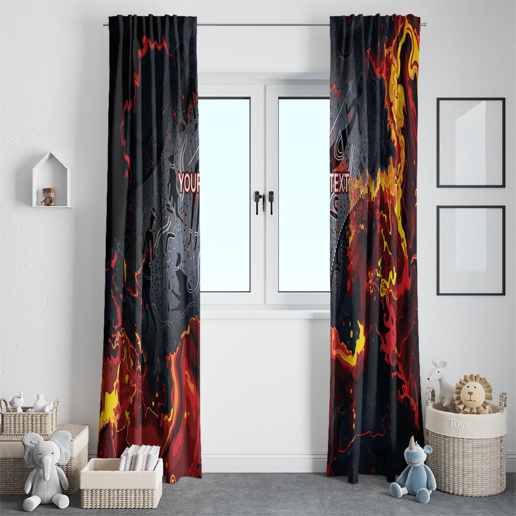 Australia Bushfire Aboriginal Personalised Window Curtain Fire Dreaming Healing Country