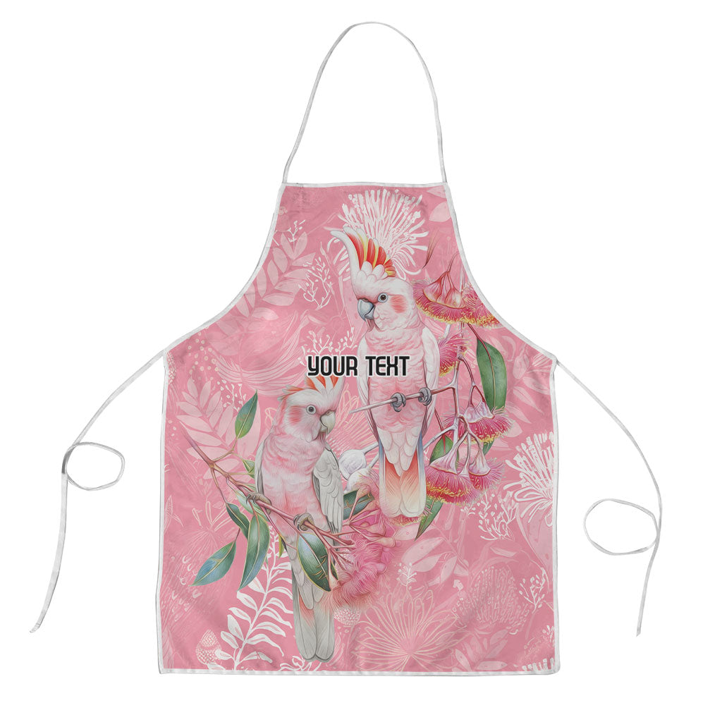 Personalised Galah Cockatoo Eucalyptus Flowers Apron Australian Breast Cancer Support Spirit