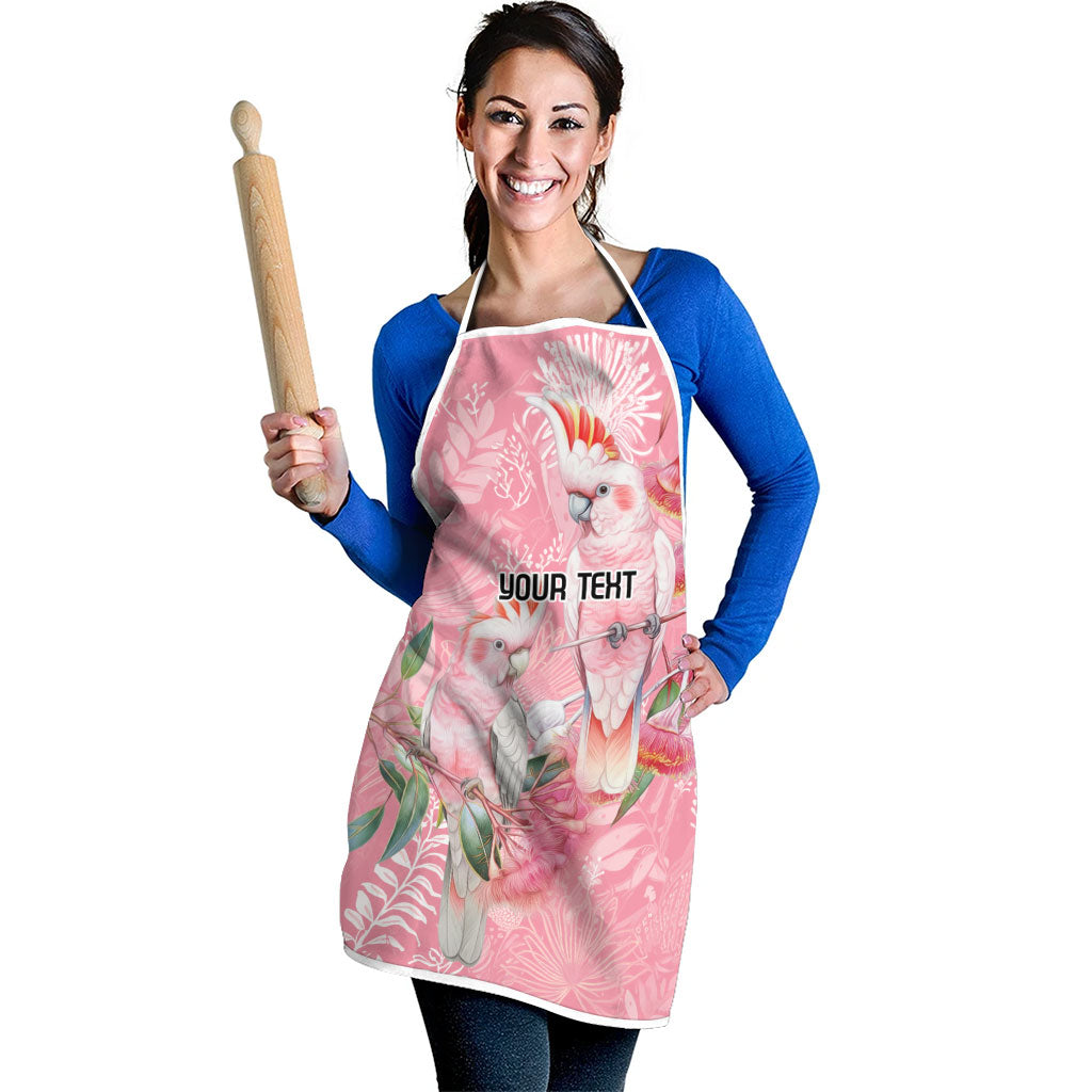 Personalised Galah Cockatoo Eucalyptus Flowers Apron Australian Breast Cancer Support Spirit
