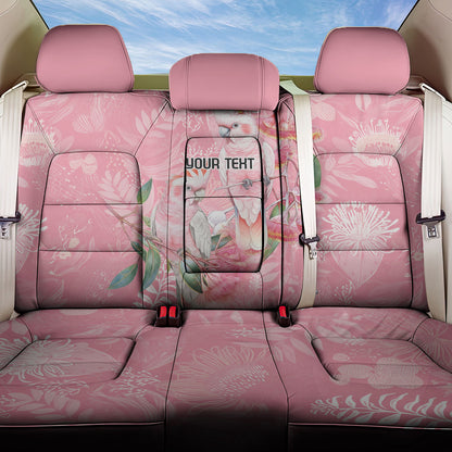 Personalised Galah Cockatoo Eucalyptus Flowers Back Car Seat Cover Australian Breast Cancer Support Spirit
