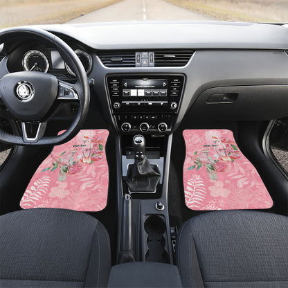 Personalised Galah Cockatoo Eucalyptus Flowers Car Mats Australian Breast Cancer Support Spirit