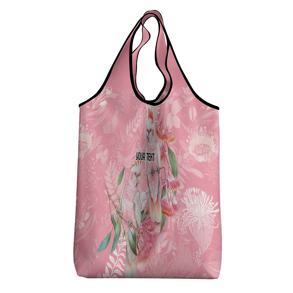 Personalised Galah Cockatoo Eucalyptus Flowers Grocery Bag Australian Breast Cancer Support Spirit