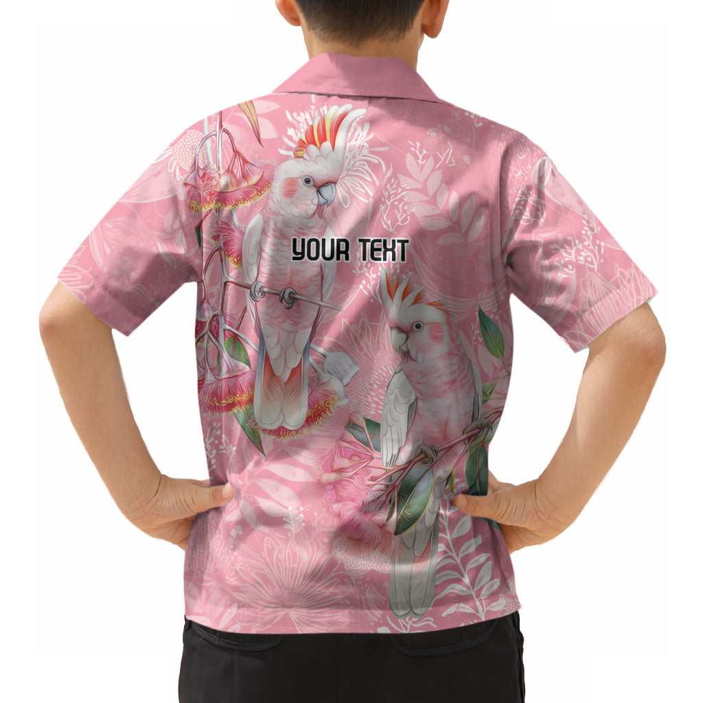 Personalised Galah Cockatoo Eucalyptus Flowers Hawaiian Shirt Australian Breast Cancer Support Spirit