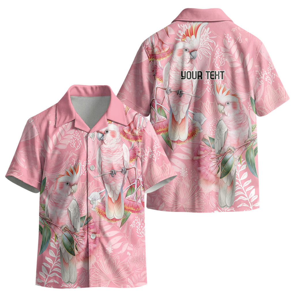 Personalised Galah Cockatoo Eucalyptus Flowers Kid Hawaiian Shirt Australian Breast Cancer Support Spirit