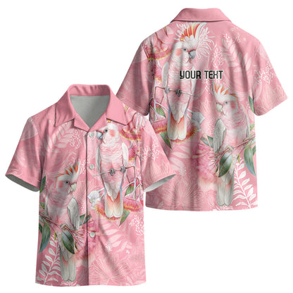 Personalised Galah Cockatoo Eucalyptus Flowers Kid Hawaiian Shirt Australian Breast Cancer Support Spirit