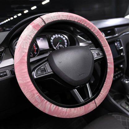 Galah Cockatoo Eucalyptus Flowers Steering Wheel Cover Australian Breast Cancer Support Spirit