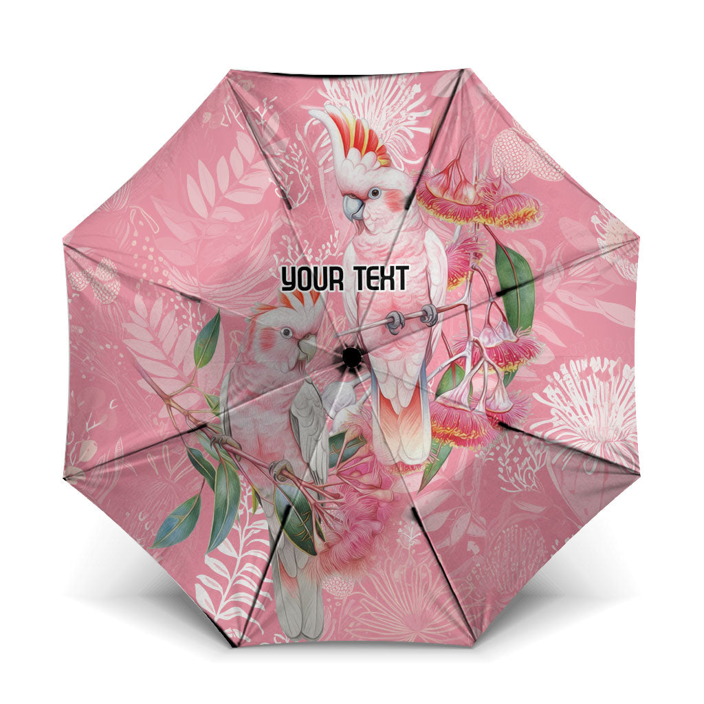 Personalised Galah Cockatoo Eucalyptus Flowers Umbrella Australian Breast Cancer Support Spirit