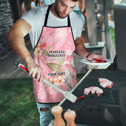 Personalised Galah Cockatoo Fighting in Pink Apron Australian Breast Cancer Support Spirit