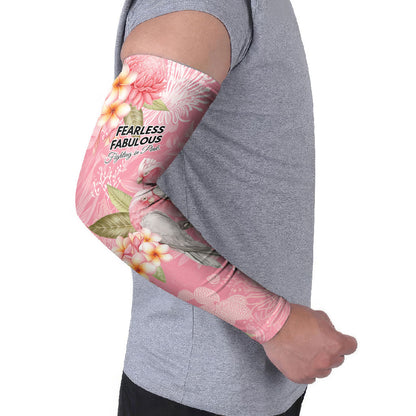 Personalised Galah Cockatoo Fighting in Pink Arm Sleeves Australian Breast Cancer Support Spirit