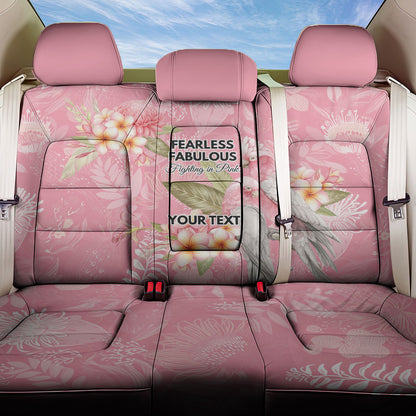 Personalised Galah Cockatoo Fighting in Pink Back Car Seat Cover Australian Breast Cancer Support Spirit