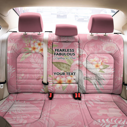 Personalised Galah Cockatoo Fighting in Pink Back Car Seat Cover Australian Breast Cancer Support Spirit
